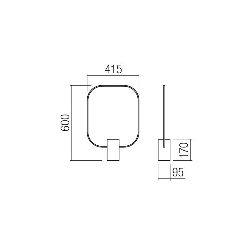 Redo 01-1227 - Himmennettävä LED-pöytälamppu DOM LED/21W/230V musta