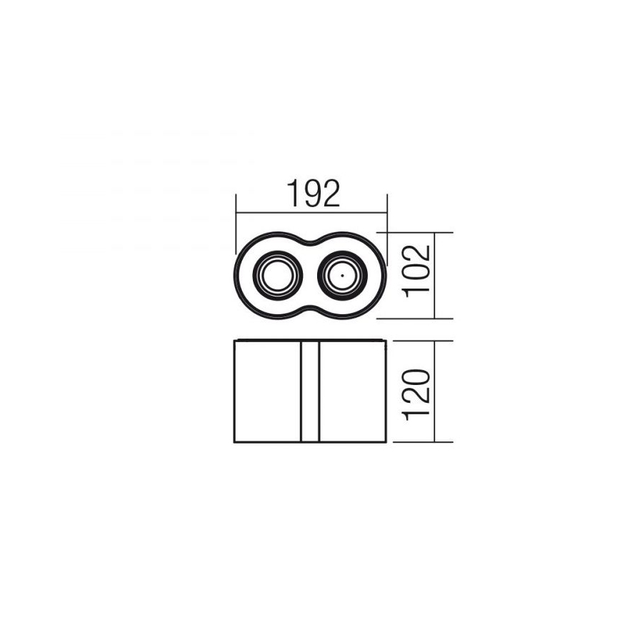 Redo 01-1309 - Kohdevalo KATO 2xGU10/35W/230V