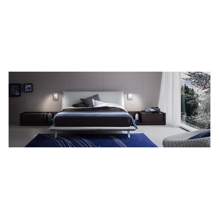 Redo 01-1499 - LED-seinävalaisin AGOS LED/6W/230V + LED/3,2W USB valkoinen