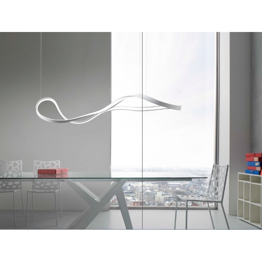 Redo 01-1531 - NUBO LED-riippuvalaisin lankaripustuksella LED/43W/230V, valkoinen