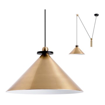 Redo 01-1545 - Kattokruunu johdossa KALIMBA 1xE27/42W/230V halkaisija 42 cm hämähäkki pronssi