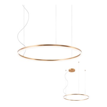 Redo 01-1713 - ORBIT LED/55W/230V himmennettävä riippuvalaisin vaijerilla, pronssi