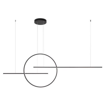 Redo 01-1737 - GIOTTO LED/56W/230V himmennettävä LED-riippuvalaisin musta, johdolla