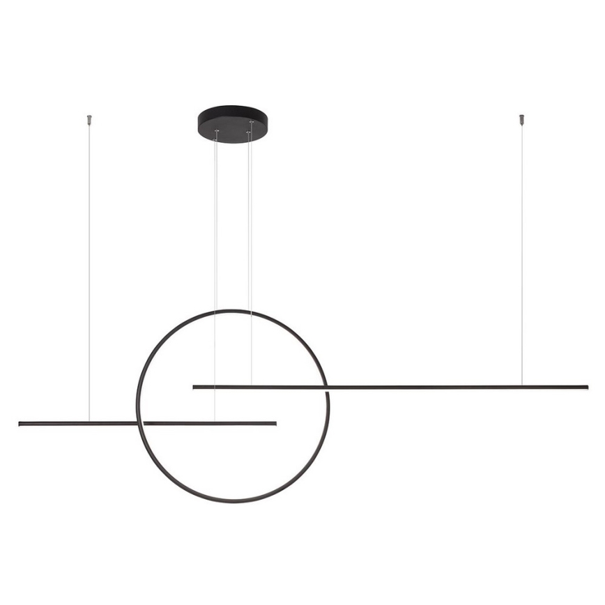 Redo 01-1737 - GIOTTO LED/56W/230V himmennettävä LED-riippuvalaisin musta, johdolla