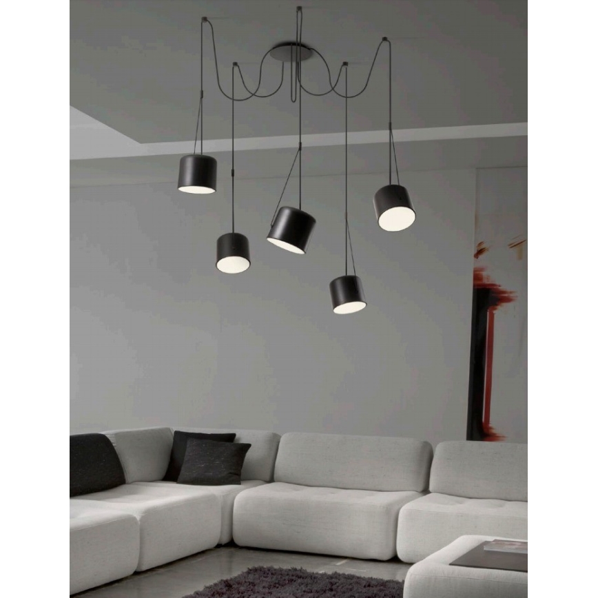 Redo 01-1828 - Kattokruunu johdossa DODO 5xE27/15W/230V hämähäkki