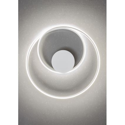 Redo 01-1886 - Himmennettävä LED-kattovalaisin TORSION LED/29W/230V halkaisija 55 cm valkoinen