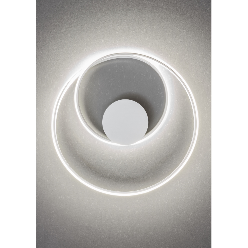 Redo 01-1886 - Himmennettävä LED-kattovalaisin TORSION LED/29W/230V halkaisija 55 cm valkoinen