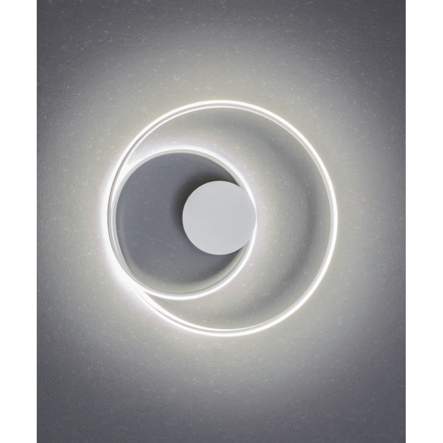 Redo 01-1886 - Himmennettävä LED-kattovalaisin TORSION LED/29W/230V halkaisija 55 cm valkoinen