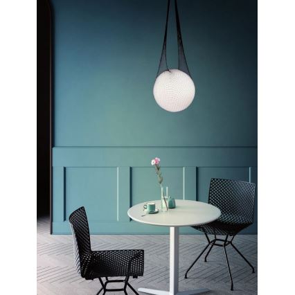 Redo 01-1974 - LED-riippuvalaisin kaapelilla ALLURIA 1xE27/10W/230V Ø 40 cm