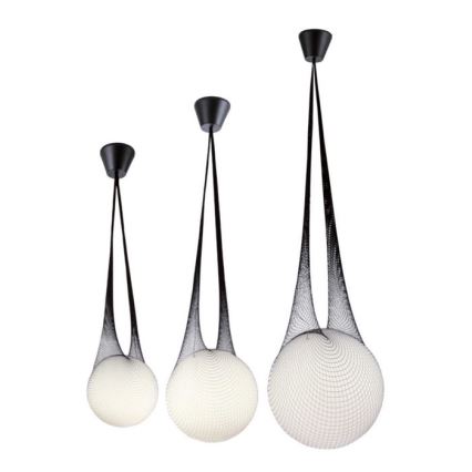 Redo 01-1974 - LED-riippuvalaisin kaapelilla ALLURIA 1xE27/10W/230V Ø 40 cm