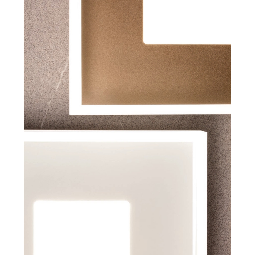 Redo 01-1998 - himmennettävä LED-kattovalaisin MAYA LED/42W/230V 42,5x42,5 cm kultainen