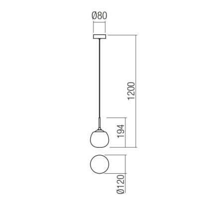 Redo 01-2081 - Riippuvalaisin vaijerilla KIWI 1xG9/40W/230V Ø 12 cm kiiltävä kromi/valkoinen