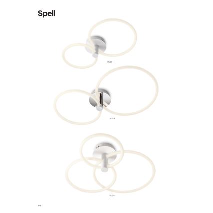 Redo 01-2221 - Himmennettävä LED-kattovalaisin SPELL LED/32W/230V valkoinen