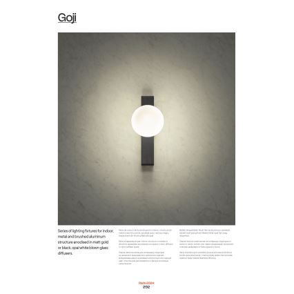 Redo 01-2377 - Kattokruunu johdossa GOJI 8xG9/28W/230V musta