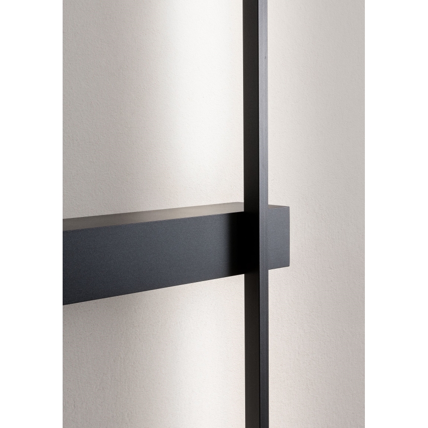 Redo 01-2480 - TANGENT LED - LED-seinävalaisin 14 W, 230 V, 3000 K, 125,4 cm, musta