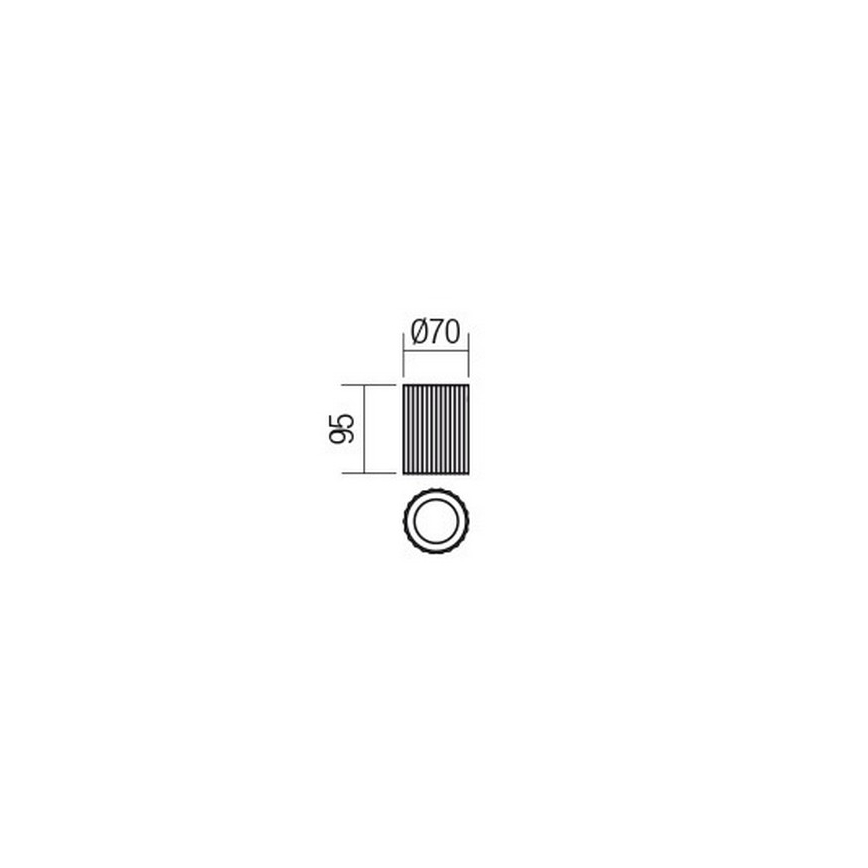 Redo 01-2554 - Kohdevalaisin DELPHI 1xGU10/7W/230V, Ø 7 cm, valkoinen