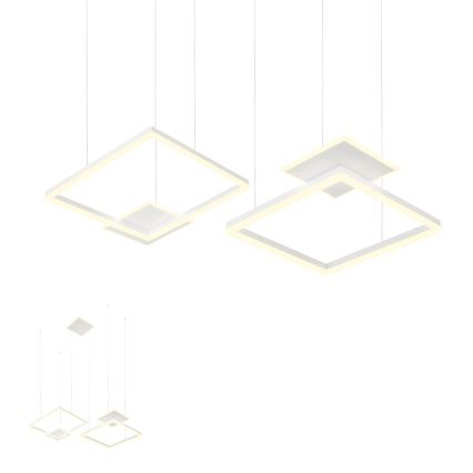 Redo 01-2614 - SIGUA himmennettävä LED-riippuvalaisin vaijerilla LED/137W/230V CRI 90 valkoinen