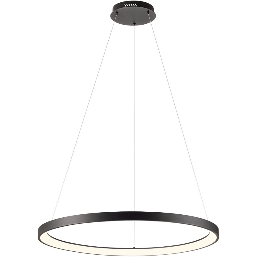 Redo 01-2677 - Himmennettävä LED-kattokruunu johdossa ICONIC LED/60W/230V halkaisija 78 cm musta