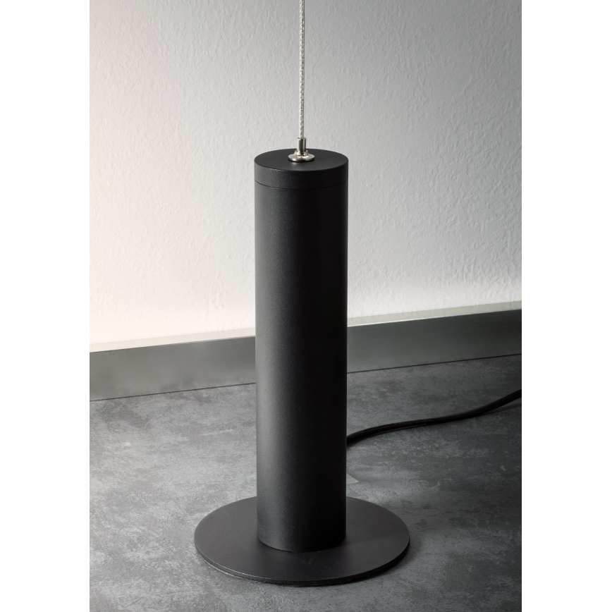 Redo 01-2695 - LED himmennettävä lattiavalaisin PICAS LED/12W/230V musta