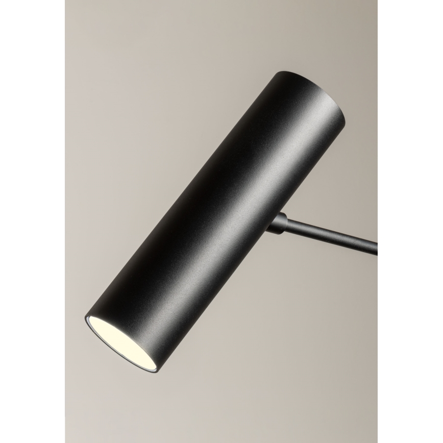 Redo 01-2695 - LED himmennettävä lattiavalaisin PICAS LED/12W/230V musta