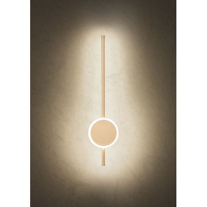 Redo 01-2700 - LED-seinävalaisin DIAZ LED/18W/230V CRI 90 kulta