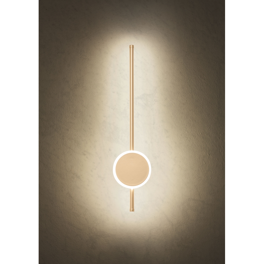 Redo 01-2700 - LED-seinävalaisin DIAZ LED/18W/230V CRI 90 kulta