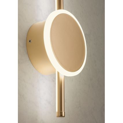 Redo 01-2700 - LED-seinävalaisin DIAZ LED/18W/230V CRI 90 kulta