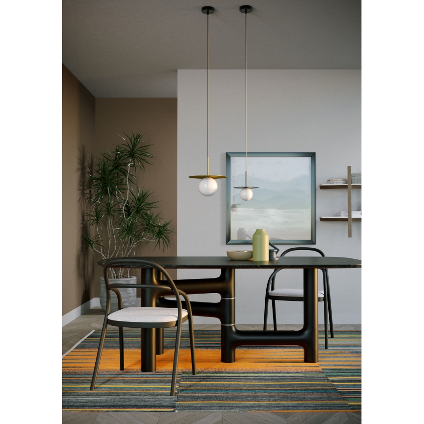 Redo 01-2727 - Kattokruunu johdossa PLATO 1xG9/10W/230V halkaisija 20 cm kulta