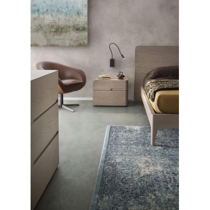 Redo 01-2755 - LED joustava seinävalaisin WALLIE LED/3W/230V USB CRI 90 musta