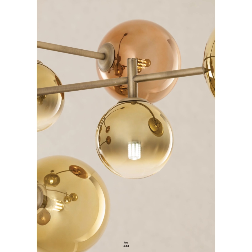 Redo 01-2779 - Riippukattokruunu ROY 5xG9/10W/230V