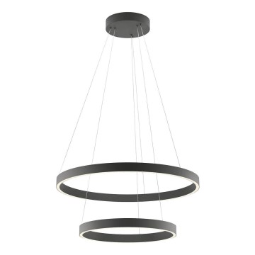Redo 01-2891 - Himmennettävä LED-kattokruunu johdossa FEBE LED/62W/230V musta
