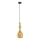 Redo 01-2937 - AMBIX-riippuvalaisin ripustusvaijerilla, 1xE27/42W/230V, Ø 18 cm, kultainen