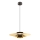 Redo 01-3001 - FARGO LED-riippuvalaisin vaijerilla, 16,5W/230V, CRI 90, Ø 50 cm, musta/kultainen