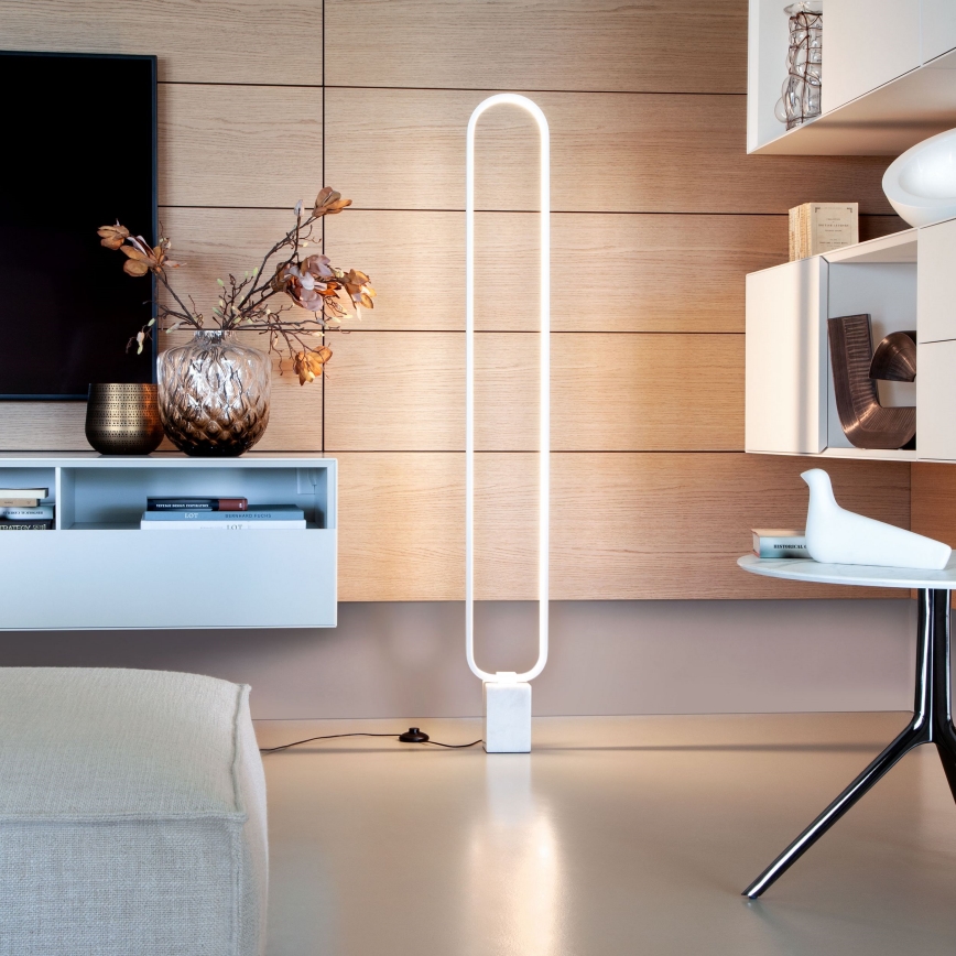 Redo 01-3061 - Himmennettävä LED-lattiavalaisin ADO LED/24W/230V valkoinen