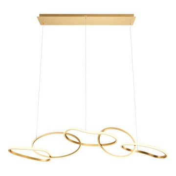 Redo 01-3392 - LED-himmennettävä riippuvalaisin kaapelilla BIAS LED/120W/230V 3000/4500/6500K CRI 90 kultainen