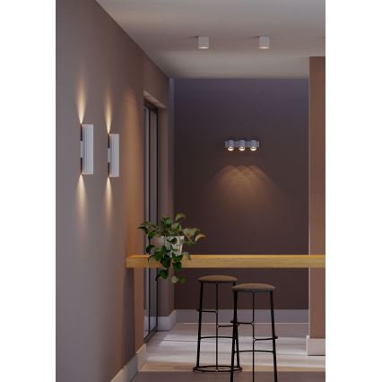 Redo 01-3407 - DELPHI-kohdevalaisin 1xGU10/7W/230V, 8,1 x 8,1 cm, valkoinen