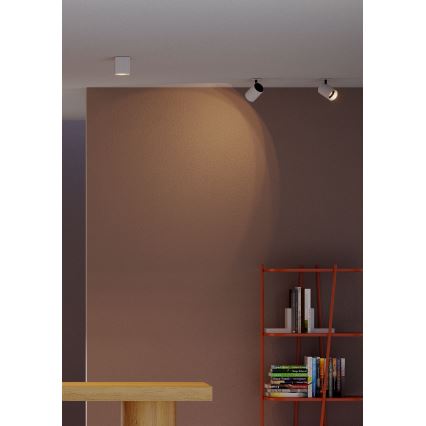 Redo 01-3407 - DELPHI-kohdevalaisin 1xGU10/7W/230V, 8,1 x 8,1 cm, valkoinen