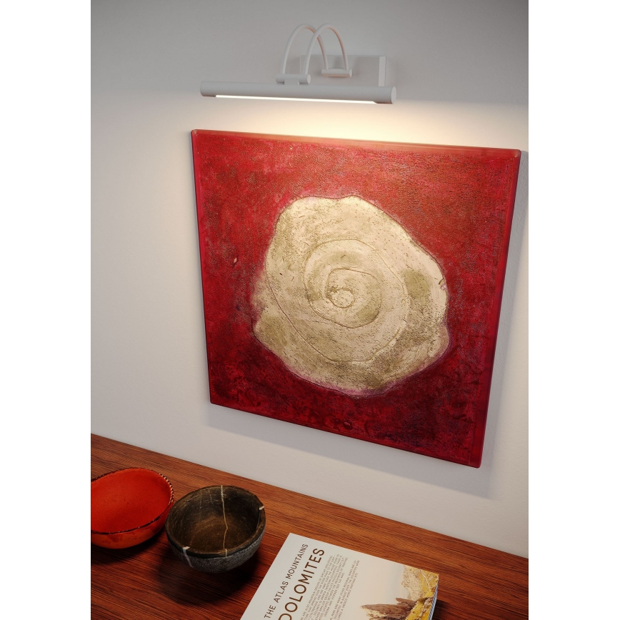 Redo 01-3468 - LED-kuvavalo IKON LED/7,3W/230V 29,5 cm CRI 92 valkoinen