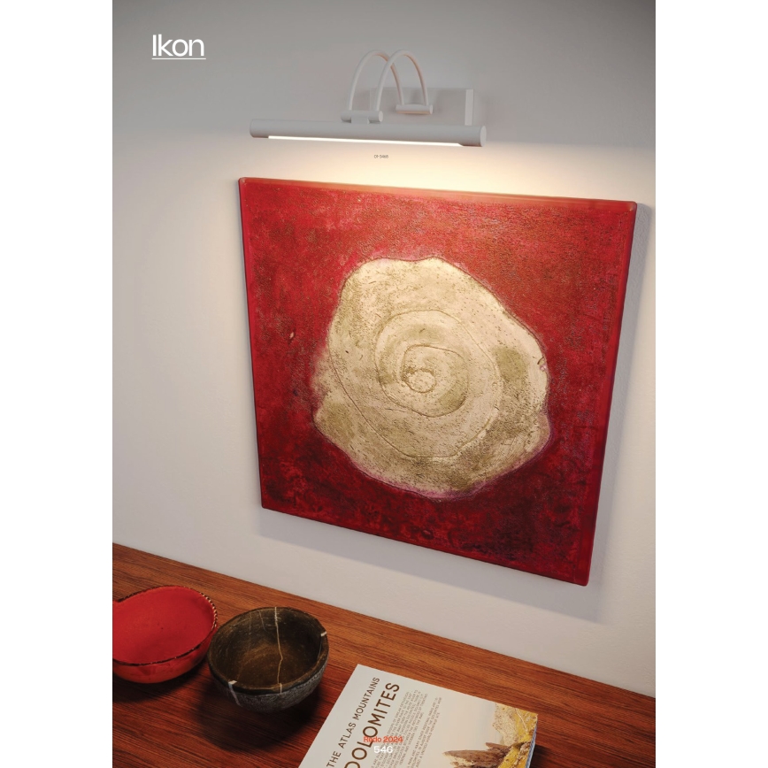 Redo 01-3469 - LED-kuvavalo IKON LED/7,3W/230V 29,5 cm CRI 92 musta