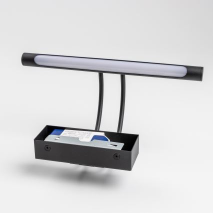 Redo 01-3469 - LED-kuvavalo IKON LED/7,3W/230V 29,5 cm CRI 92 musta