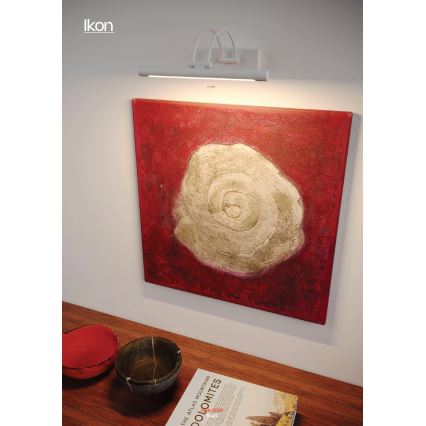 Redo 01-3471 - LED-kuvavalo IKON LED/16,4W/230V 61,5 cm CRI 92 musta