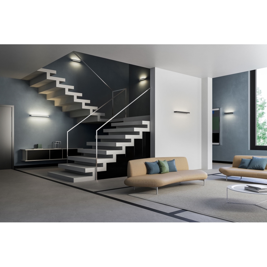 Redo 01-3553 - LED-seinävalaisin SEED LED/15W/230V musta