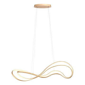 Redo 01-3598 - LED-himmennettävä riippuvalaisin vaijerilla TEMPEST LED/58W/230V kultainen