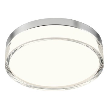 Redo 01-3727 - LED-kylpyhuoneen kattovalaisin FRISBI LED/12W/230V halkaisija 23 cm CRI 90 3000/4000K IP44 kiiltävä kromi