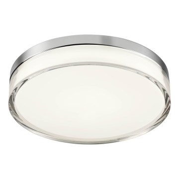 Redo 01-3728 - LED Kylpyhuoneen kattovalaisin FRISBI LED/18W/230V halkaisija 28 cm CRI 90 3000/4000K IP44 kiiltävä kromi