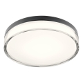 Redo 01-3736 - LED-kylpyhuoneen kattovalaisin FRISBI LED/18W/230V halkaisija 28 cm CRI 90 3000/4000K IP44 musta