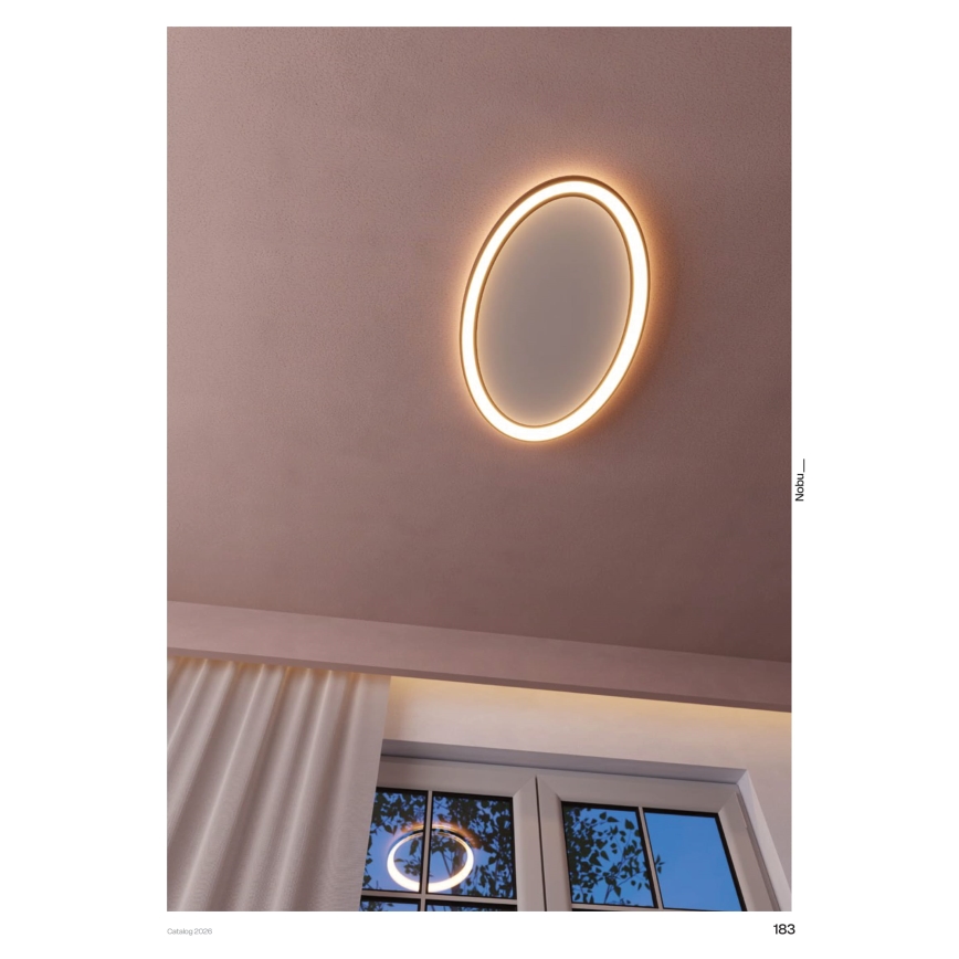 Redo 01-3810 - himmennettävä LED-kattovalaisin NOBU LED/80W/230V 3000/4000K CRI 90 kultainen