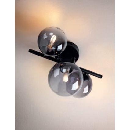 Redo 01-3988 - Kiinteä kattokruunu ASTRA 3xG9/8W/230V musta