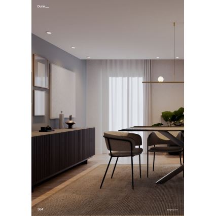 Redo 01-4301 - DUNE himmennettävä LED-riippuvalaisin vaijerilla LED/48W/230V 3000K CRI 90 valkoinen/kultainen