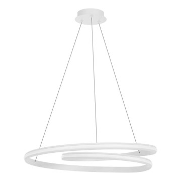 Redo 01-4363 - Himennettävä LED-riippuvalaisin vaijerilla TORSION LED/60W/230V 2700/3000/4000K CRI 90 halkaisija 75,2 cm valkoinen